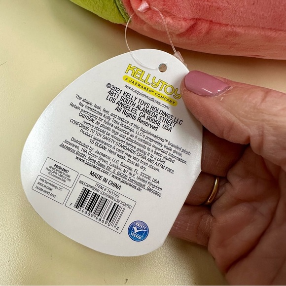 Squishmallows Suzy Scented Strawberry 8” Pink Stuffed Animal Collectible Unisex - Picture 5 of 10